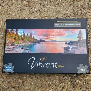Mega Puzzles Vibrant Panoramic Outdoor Scenery Jigsaw 750 Pieces